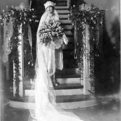 Here Comes the Bride: Eloise Roberts wed Clarence Ashby 1925