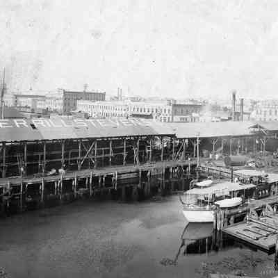Merrill-Stevens Corporation docks, 1910s.