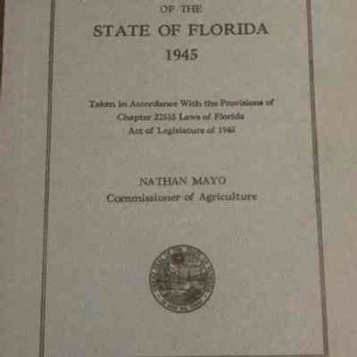 Seventh census of the state of Florida 1945
