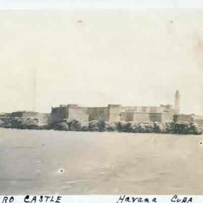Moro Castle in Havana, 1913.