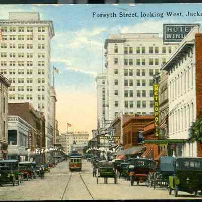 Forsyth Street, looking West, Jacksonville, Fla.