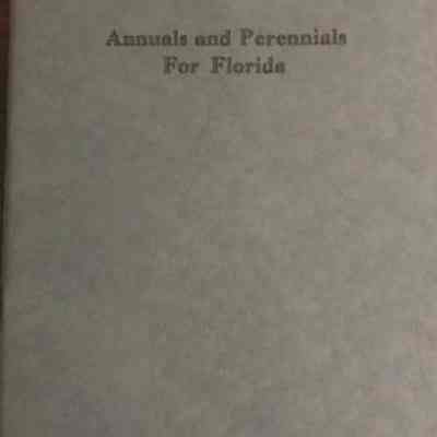 Some interesting things about annuals and perennials.