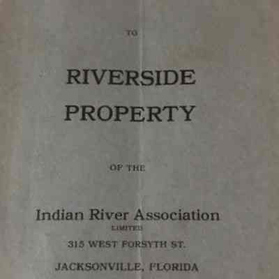 Abstract of title to Riverside property of the Indian River Association