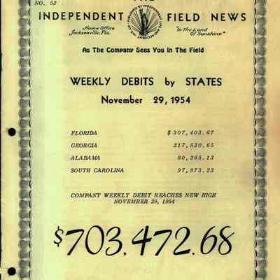 Independent Field News Magazine. December 27. 1954.