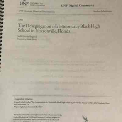 Desegregation of a historically black high school in Jacksonville, Florida