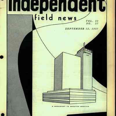 Independent Field News Magazine. September 12, 1955.