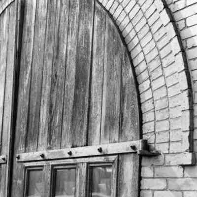 Catherine Street Fire Station #3 Door archway, 1971.