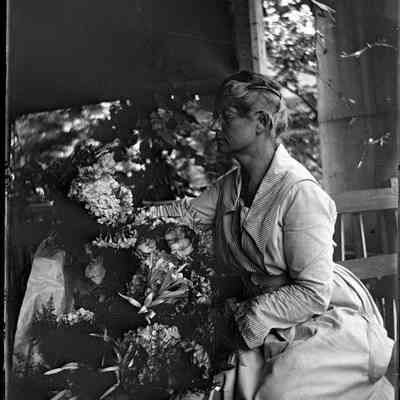 Leah Mary cox Glass Plate Negatives