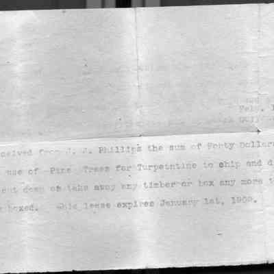 Legal documents, receipts and correspondence 1908-1909