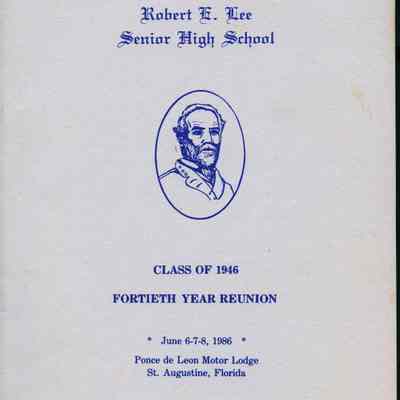Class Reunion Brochure