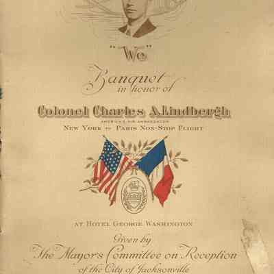 Charles Lindbergh Banquet Program