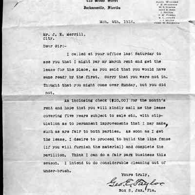 Correspondence, 1918-1919