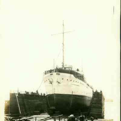 U.S. Dredge Dan. C. Kingman, 1928