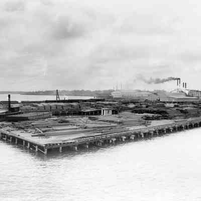 Atlantic Coast Line lumber docks.