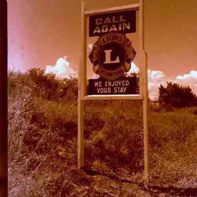 Lion's Club Sign