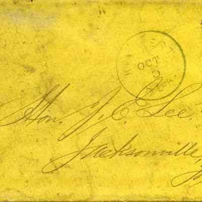 Correspondence, Joseph E. Lee.