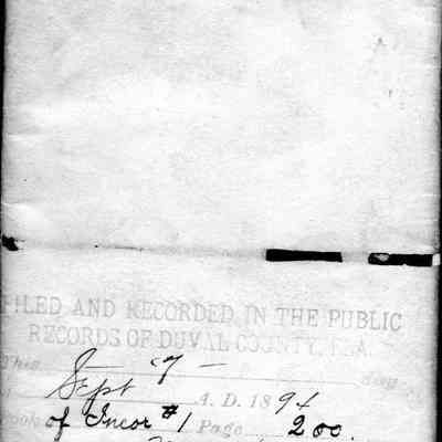 Woodlawn Club Charter Letters and other papers