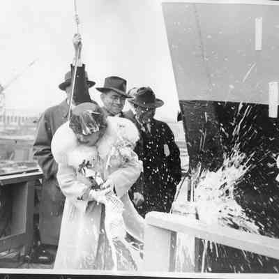 S. S. Ponce De Leon Hull #1 christening