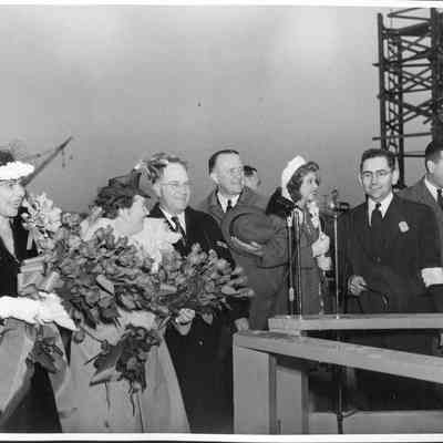 Christening and launching for the S.S. Ponce de Leon, March 15, 1943