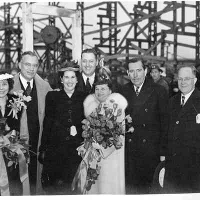 Christening and launching for the S.S. Ponce de Leon, March 15, 1943