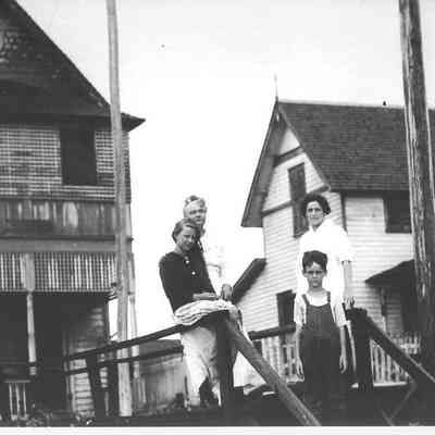 Four Boys Hanging Out, Pablo Beach, 1915