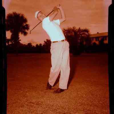 Man Golfing "3"