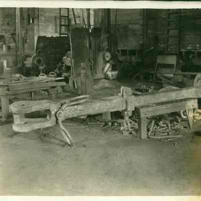 Broken Anchor Stock at Merrill-Stevens Cry-Dock & Repair Company