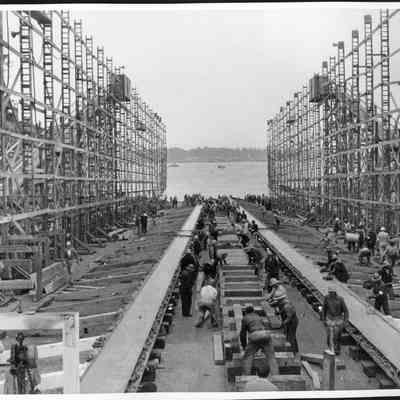 Lauching of S.S. Ponce de Leon, March 1943