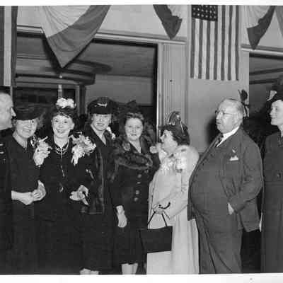 Cocktail Party at Hotel George Washington following the lauching of S.S. Ponce de Leon, March 1943