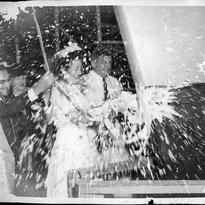 Launching of the "S.S. William Byrd", 1943