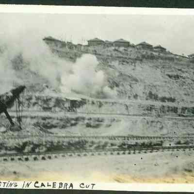 Blasting in Calebra Cut