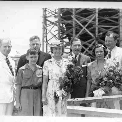 Launching party of S.S. John Philip Sousa, July 4, 1943
