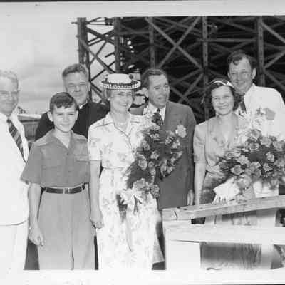 Launching party of S.S. John Philip Sousa, July 4, 1943