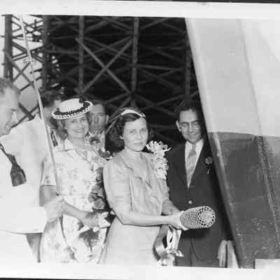Christening of S.S. John Philip Sousa, July 4, 1943