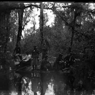People at creek's edge/GP1.1157