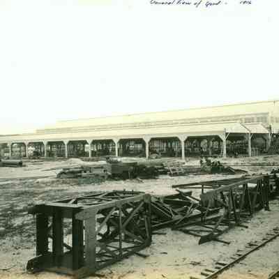 View of south yard at Merrill-Stevens Shipbuilding Corporation, 1916.