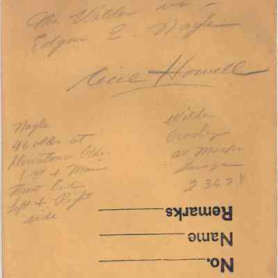 Mr. Welder vs. Edgar E. Nagle Car Wreck