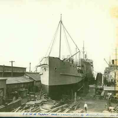 SS W.M. Tupper at Merrill-Stevens Dry-Dock, 1916