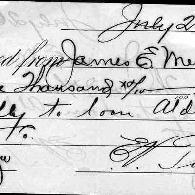James E. Merrill Spratt Homestead Legal Papers
