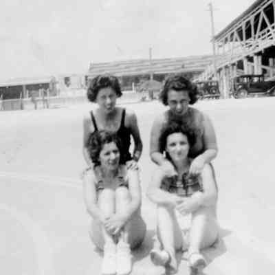 Syrian Immigrants at the Jacksonville Beach Pier, 1930s.