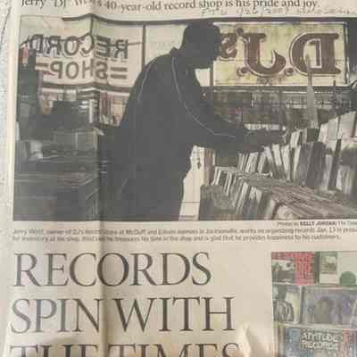 DJ's record store