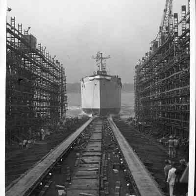 Launching of the S. S. Thomas Sully Hull #13 launching, September 11, 1943
