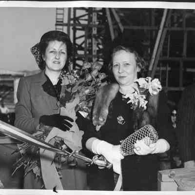 Launching of the S. S. Edward M. House Hull #17 launching, October 23, 1943