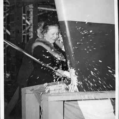 Christening of the S.S. Edward M. House, October 23, 1943