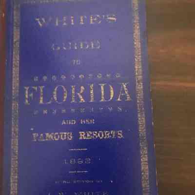 White's Guide to Florida and her famous resorts : containing a brief history of Florida; her climate, health, soil, agricultural products, fruits, phosphates, transportation lines and other useful and interesting information : also a sketch of Jacksonville and other points of interest to the tourist, invalid, immigrant or sportsman, and how to reach them. 3rd ed., 1893