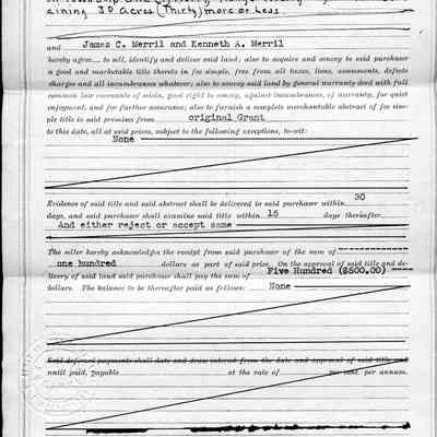Legal and Financial Papers related to the Myers Seafood Company: 1937-1940