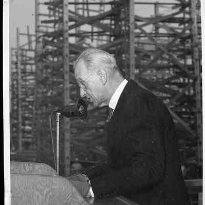 Principal speech by E. Screven Bond for the S.S. James Screven Hull #21, November 23, 1943