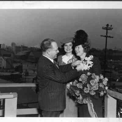 Launching of S.S. Elizabeth C. Bellamy on December 21, 1943 at the St. Johns River Ship Building Co. in Jacksonville, FL.