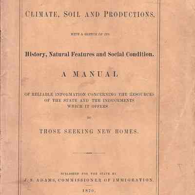 Florida: Its Climate, Soil and Productions