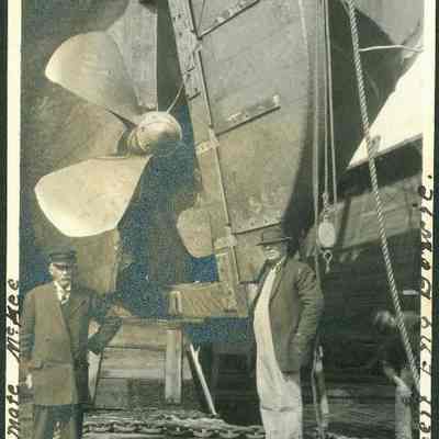 Dredge Sumter- broken rudder